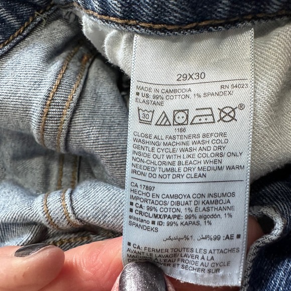 Old Navy Straight Men’s Jean size 29x30 - Picture 4 of 7